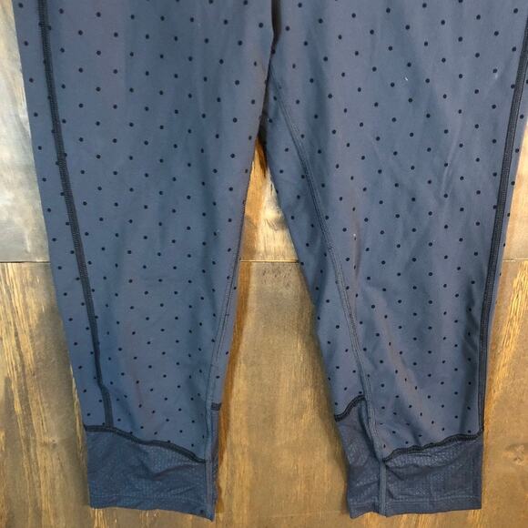 Victoria's Secret VSX Womens Pants Gray Black Polka Dot Pull On Crop Leggings S - Picture 3 of 11